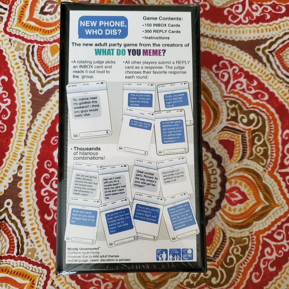 NEW PHONE, WHO DIS? game night card game NEW - Picture 3 of 9